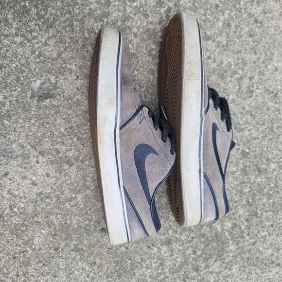 Nike Zoom Stefan Janoski Cool Gray Suede Skateboard Sneakers Men Size 8 Shoes - Picture 2 of 5